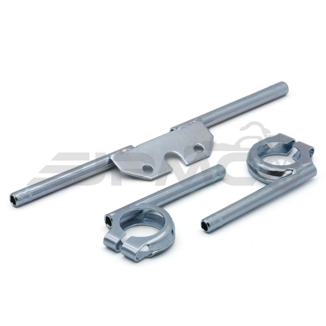 Set: Blinkerträger vorn/hinten Silber (verzinkt) - Simson S50, S51, S70 Set: Blinkerträger vorn/hinten Silber (verzinkt) - Simson S50, S51, S70