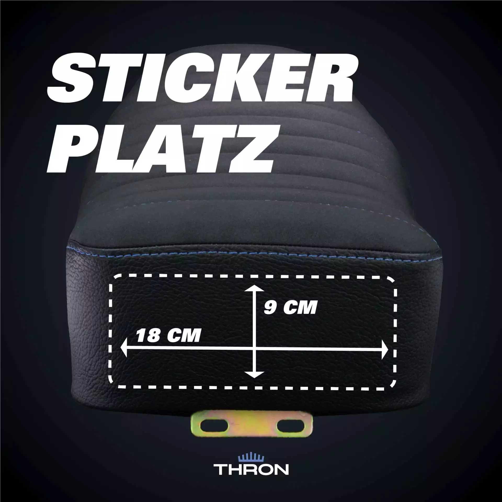 Sitzbank Alcantara Nachbildung für Simson S51/ S50 - lila Nähte