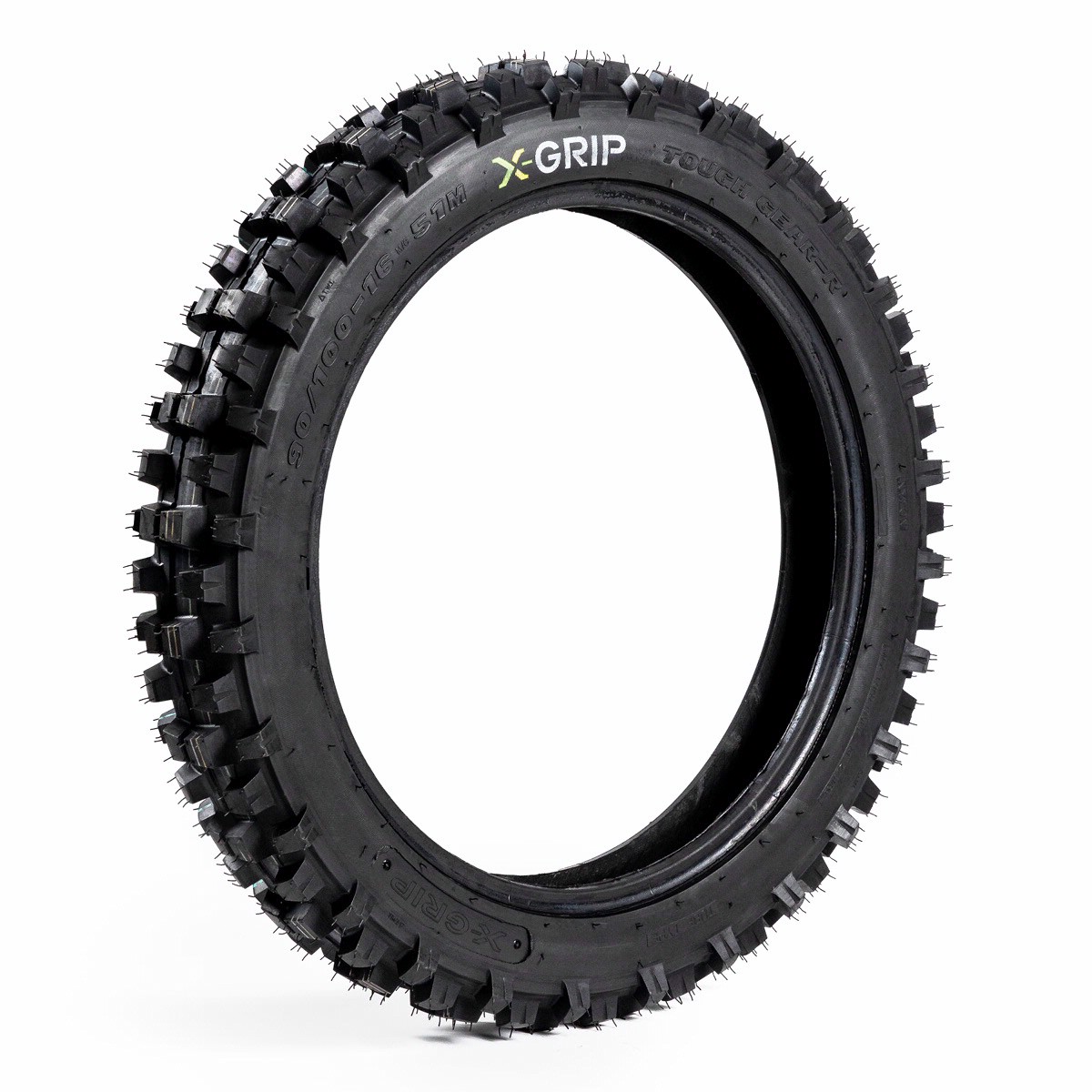 X-Grip Tough Gear-R Hinterradreifen – Größe 90/100-14, Für Offroad-Motorräder 65-85 Ccm