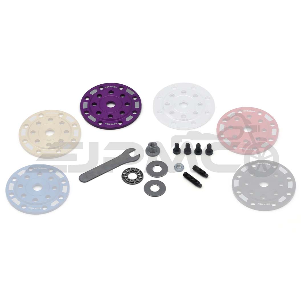 Eloxierte ("Elox") Nadelgelagerte Druckplatte / Kupplungsdruckplatte für Simson S51, KR51/2 M500 - Lila