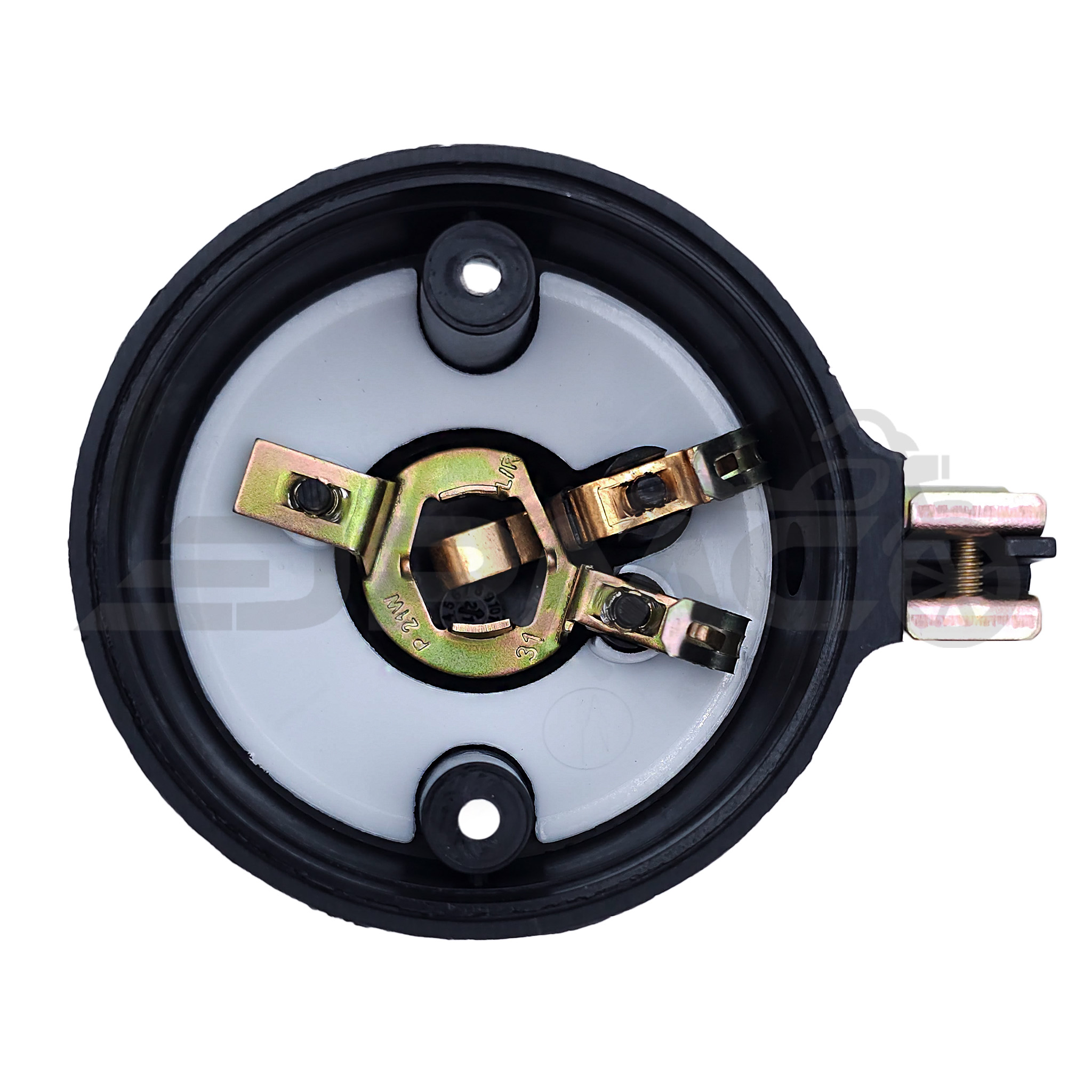 Set: 2 Blinker vorn, rund in Schwarz mit orangenem Glas - f. Simson S50, S51, S70, SR50, SR80, MZ ETZ, TS Set: 2 Blinker vorn, rund in Schwarz mit orangenem Glas - f. Simson S50, S51, S70, SR50, SR80, MZ ETZ, TS