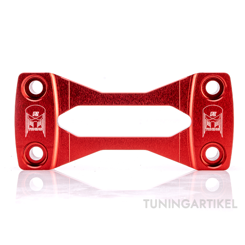 Racing CNC Lenkerklemme inkl. Teilegutachten f. Simson S51, S50 - Rot