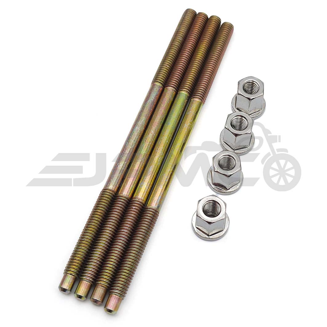 Zuganker / Stehbolzen Set Schmitt inkl. Muttern M6x125mm für Simson S51, KR51/2, SR50 Zuganker / Stehbolzen Set Schmitt inkl. Muttern M6x125mm für Simson S51, KR51/2, SR50