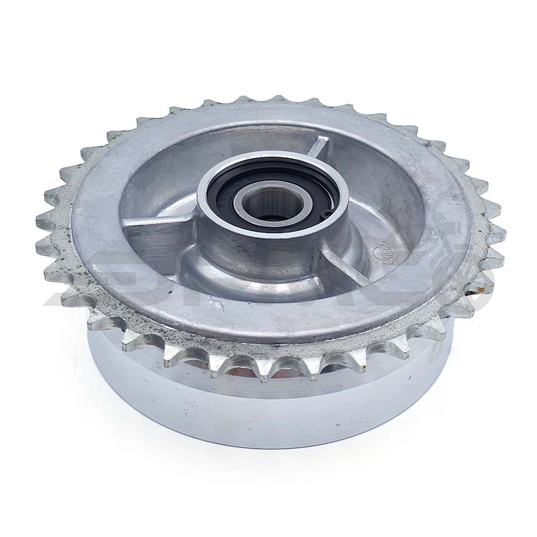 Kettenrad-Mitnehmer, 34 Zahn mit Kugellager - Simson S50, S51, KR51 Schwalbe, SR4, Duo Kettenrad-Mitnehmer, 34 Zahn mit Kugellager - Simson S50, S51, KR51 Schwalbe, SR4, Duo
