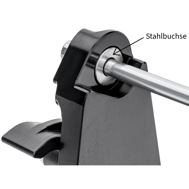 PZ CNC Motorhalter mit Kettenführung Simson S51 - mit Teilegutachten