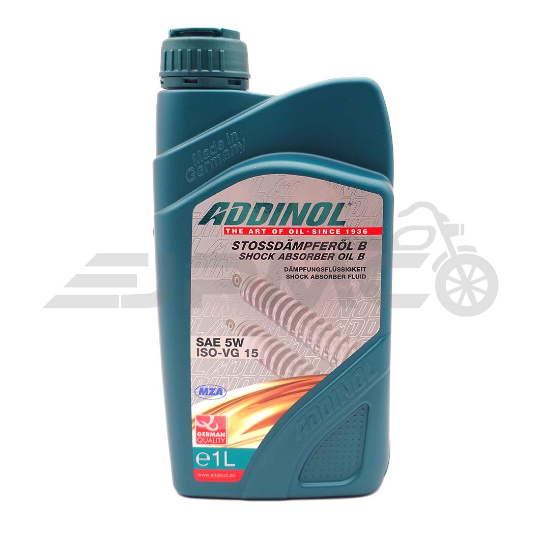 ADDINOL Stoßdämpferöl, SAE 5W, mineralisch, 1 Liter ADDINOL Stoßdämpferöl, SAE 5W, mineralisch, 1 Liter