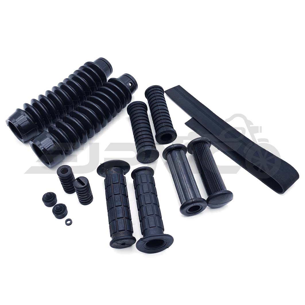 Set: Gummiteile für komplettes Fahrzeug, Schwarz - für Simson S50, S51 Set: Gummiteile für komplettes Fahrzeug, Schwarz - für Simson S50, S51