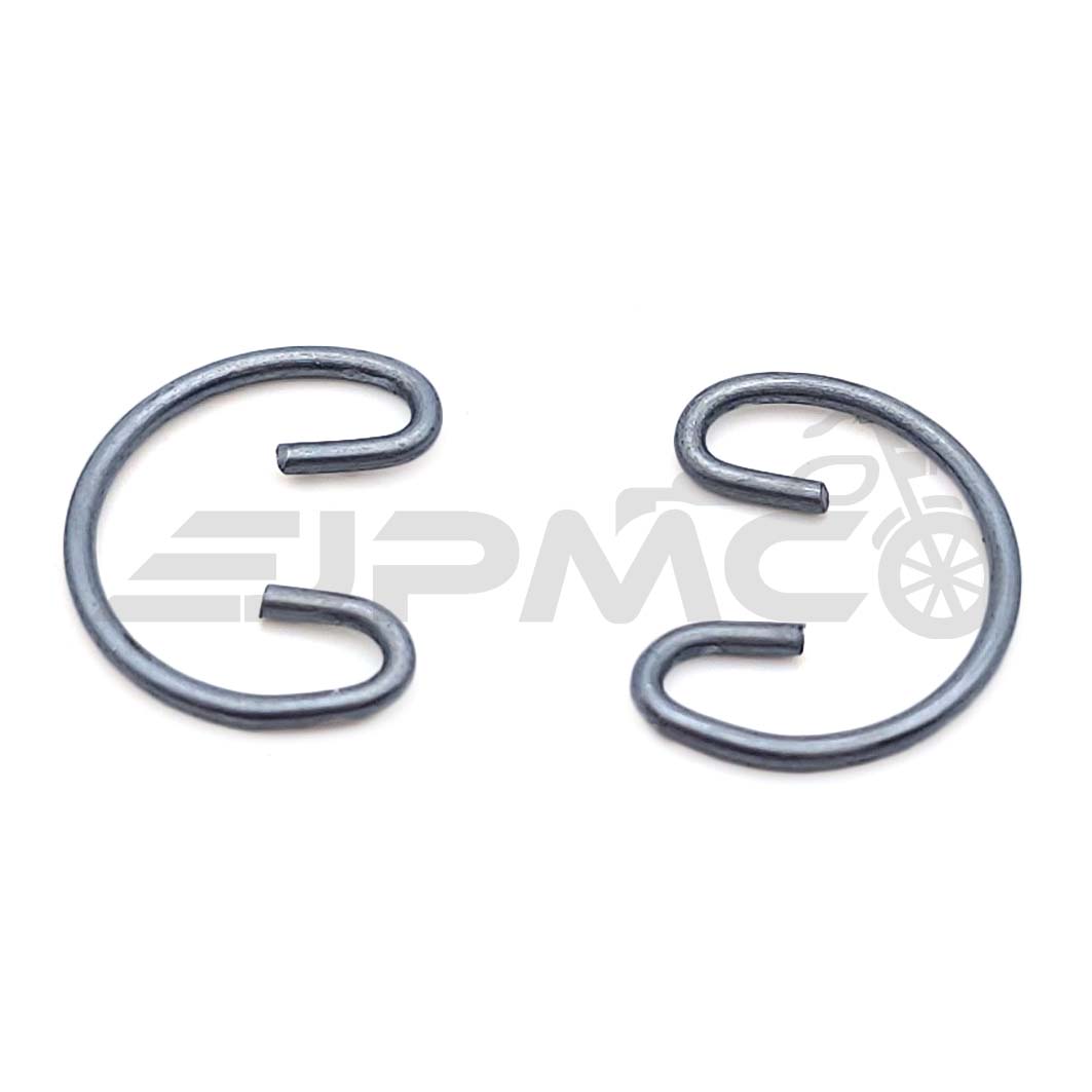 Set: Kolbenclips mit zwei Nasen für Ø12 mm Kolbenbolzen Set: Kolbenclips mit zwei Nasen für Ø12 mm Kolbenbolzen