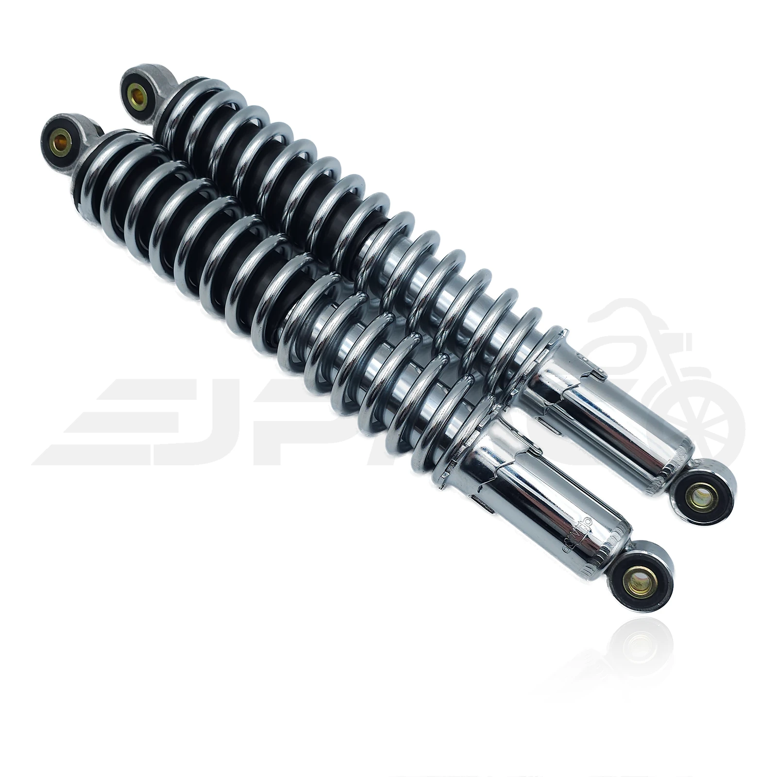 SWH Sport Federbein-Set für Simson – 365 mm, Schwarz/Chrom