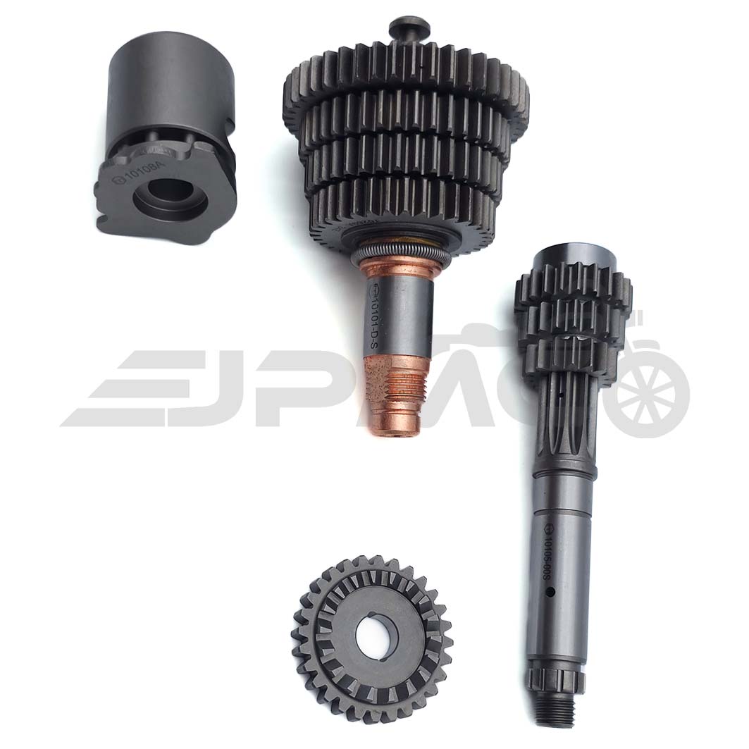 4-Gang Getriebe komplett - für Motorenserie M500-M700 Simson S51, KR51/2 4-Gang Getriebe komplett - für Motorenserie M500-M700 Simson S51, KR51/2