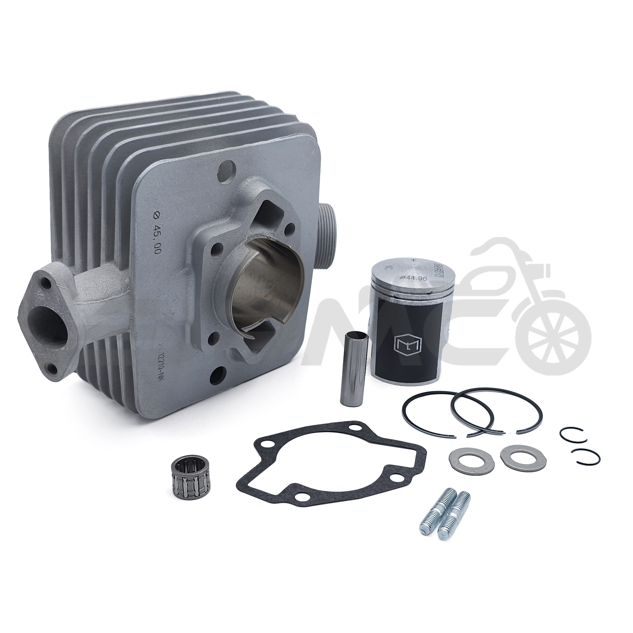 Set: Zylinder 63 ccm, Ø45mm mit Kolben M53-Motor - f. Simson S50 Set: Zylinder 63 ccm, Ø45mm mit Kolben M53-Motor - f. Simson S50