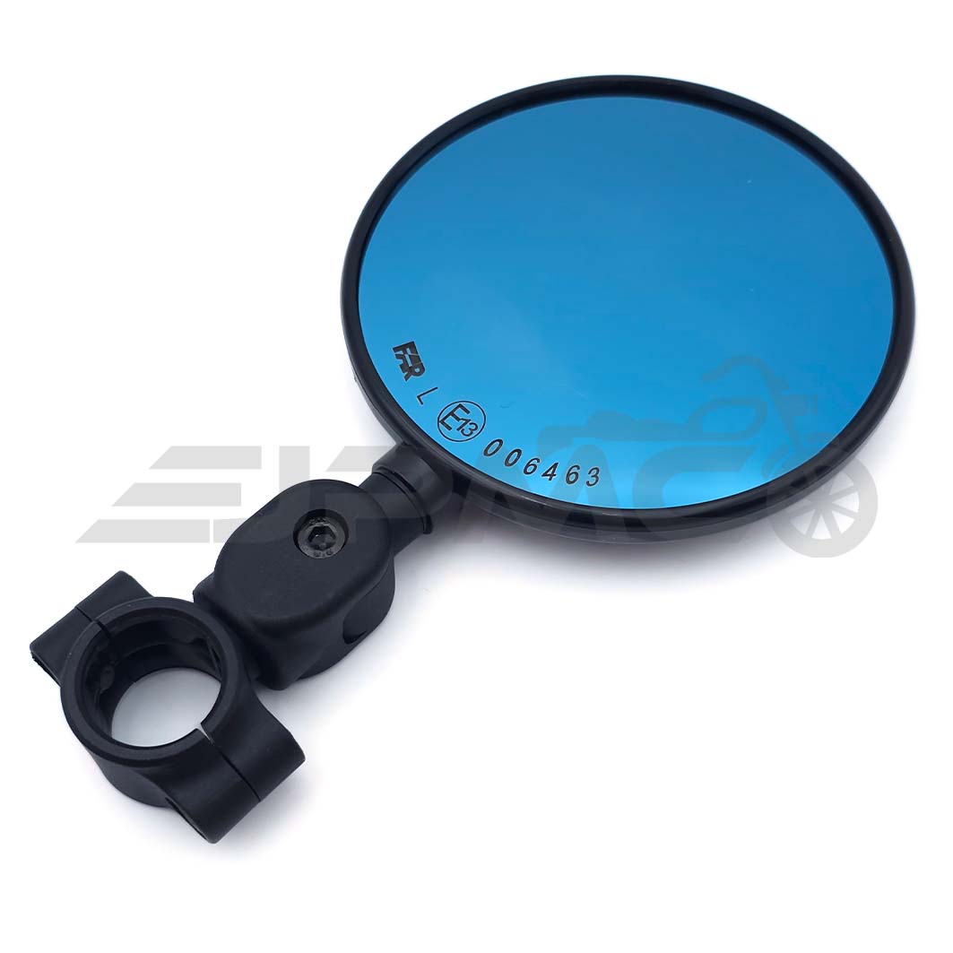 JPMC - Spiegel - Schwarz - Klemmung 22-24 | verstellbar | Ø 105mm | E-geprüft JPMC - Spiegel - Schwarz - Klemmung 22-24 | verstellbar | Ø 105mm | E-geprüft