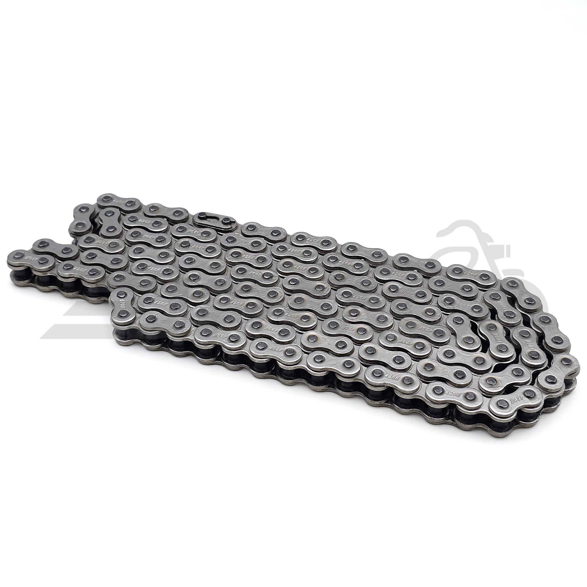 Tuningkette 420er VERSTÄRKT 140 Glieder - Verchromt Tuningkette 420er VERSTÄRKT 140 Glieder - Verchromt