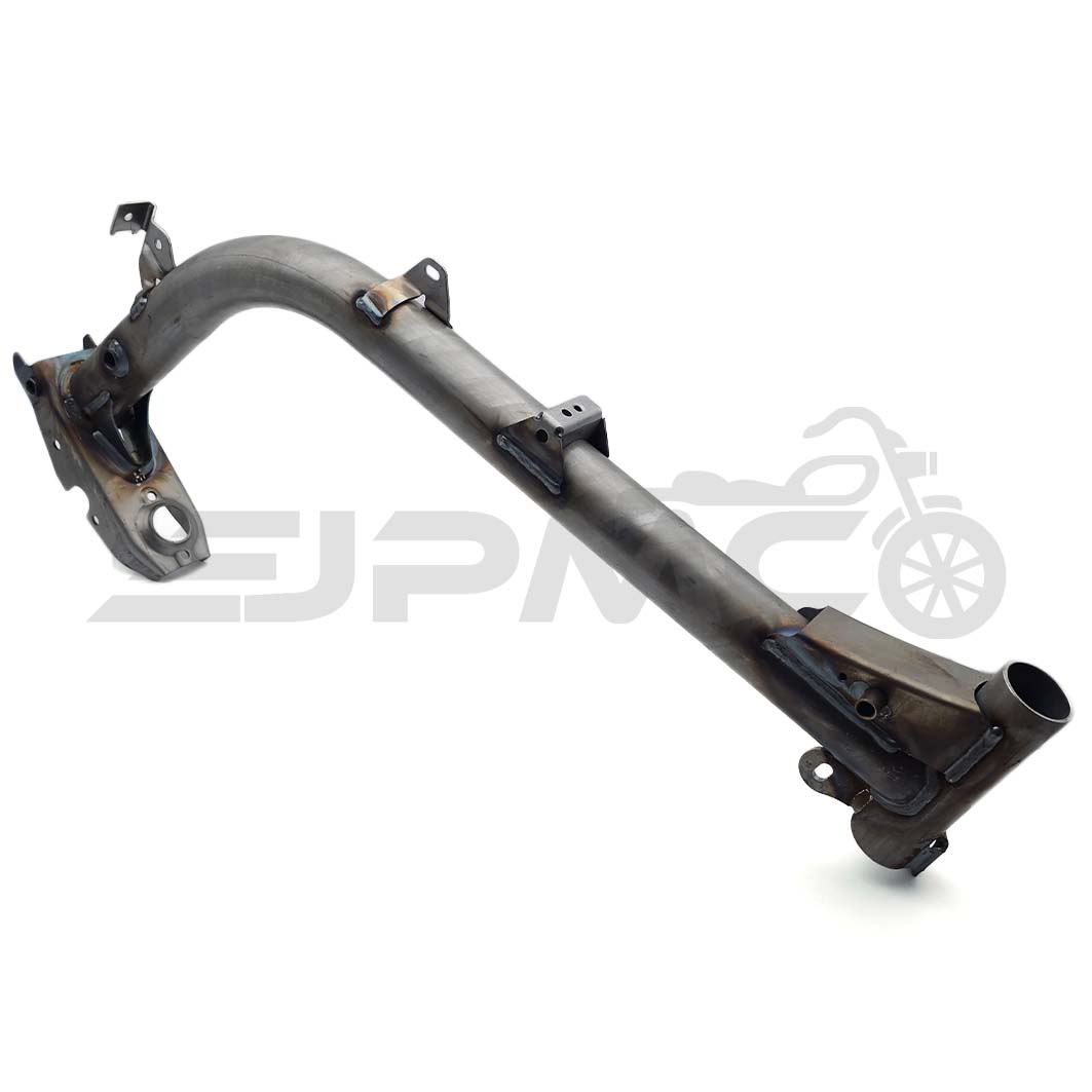 Rahmen, mit Knotenblech Enduro, ohne Typschild, unbeschichtet - Simson S51, S53, S70, S83 Rahmen, mit Knotenblech Enduro, ohne Typschild, unbeschichtet - Simson S51, S53, S70, S83