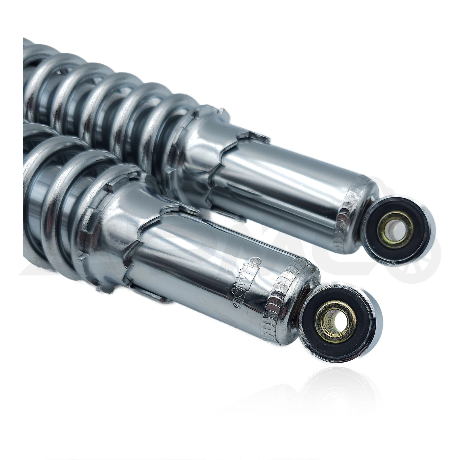 SWH Sport Federbein-Set für Simson – 365 mm, Schwarz/Chrom