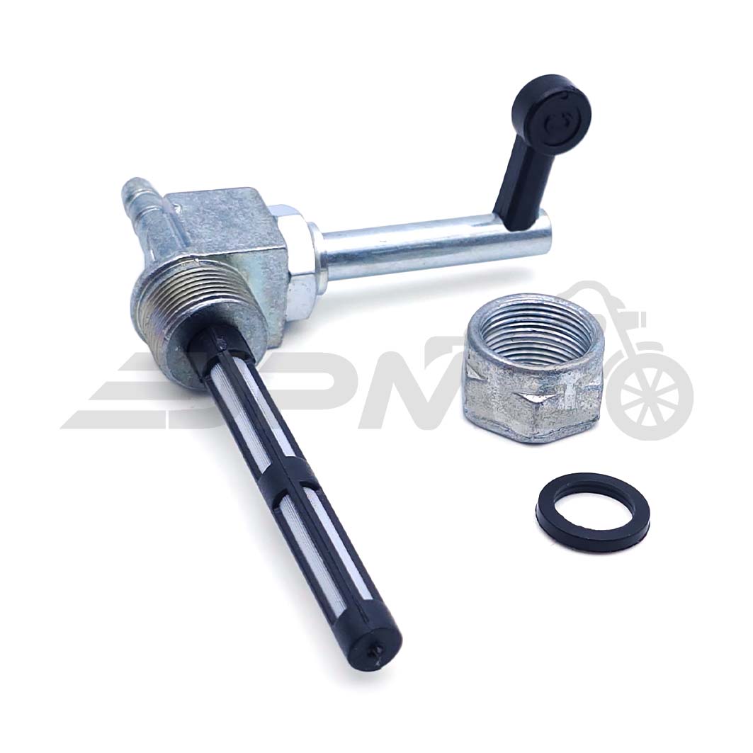 Benzinhahn mit langem Hebel - Simson KR51/1 Schwalbe, KR51/2 Schwalbe, SR50, SR80 Benzinhahn mit langem Hebel - Simson KR51/1 Schwalbe, KR51/2 Schwalbe, SR50, SR80