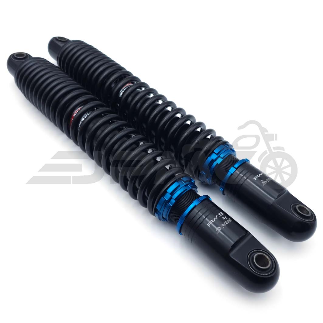 Stoßdämpfer Satz Forsa Gasdruck 370-400mm verstellbar für Simson S50, S51, S53, S70, S83 Enduro Stoßdämpfer Satz Forsa Gasdruck 370-400mm verstellbar für Simson S50, S51, S53, S70, S83 Enduro