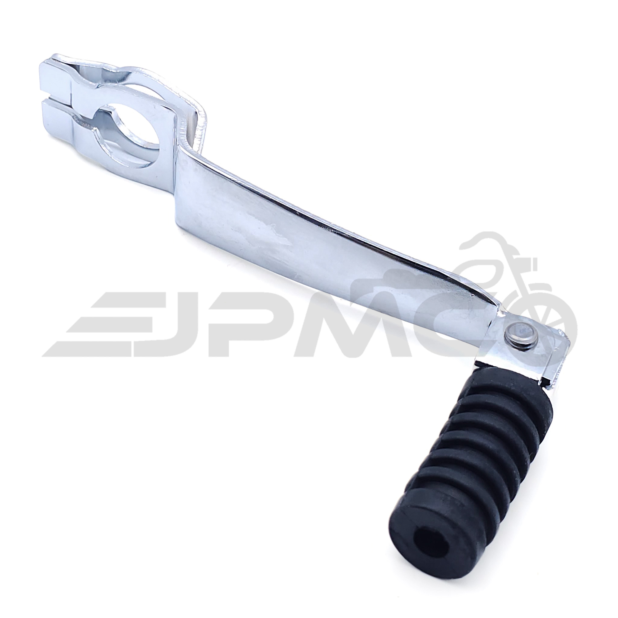 Fußschalthebel mit klappbarem Gummitritt, verchromt - f. Simson S51, S53, S70, S83 Fußschalthebel mit klappbarem Gummitritt, verchromt - f. Simson S51, S53, S70, S83