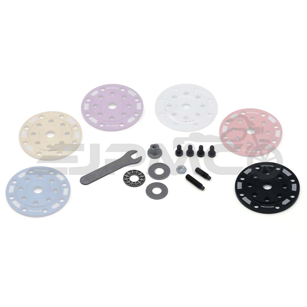 Eloxierte ("Elox") Nadelgelagerte Druckplatte / Kupplungsdruckplatte für Simson S51, KR51/2 M500 - Schwarz