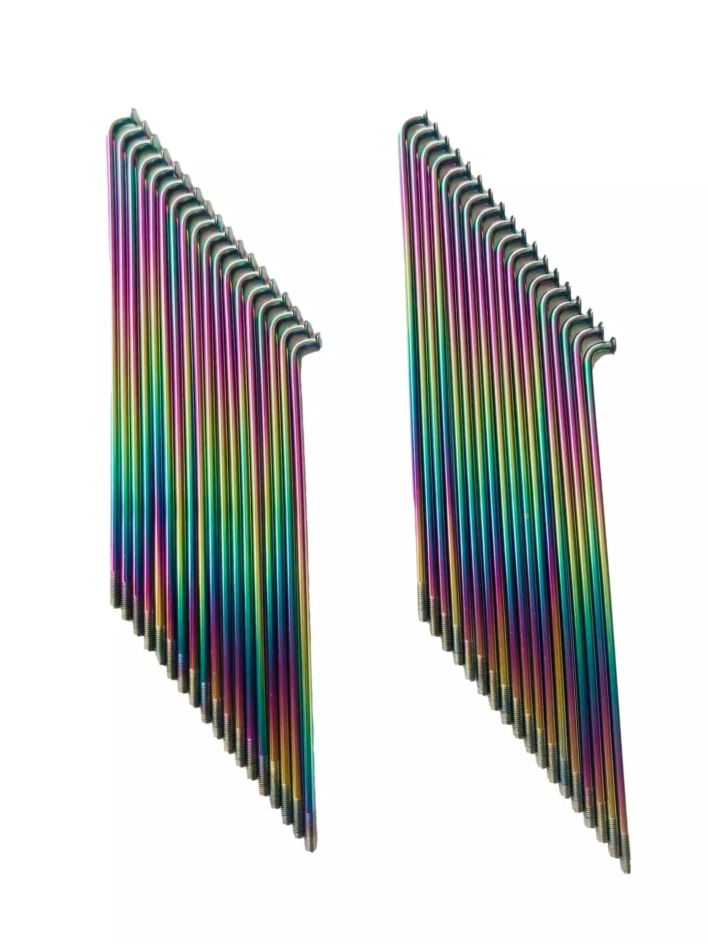 Speichensatz M4 36x171 mm Edelstahl Rainbow verstärkt | CNC SB-Nabe vorne | Simson 16 Zoll Speichensatz M4 36x171 mm Edelstahl Rainbow verstärkt | CNC SB-Nabe vorne | Simson 16 Zoll