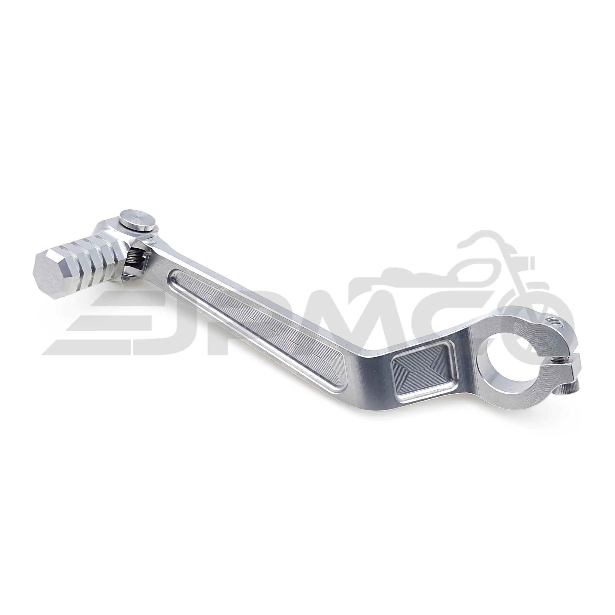 CNC Kickstarter & CNC Schalthebel Set von PZ-Tuning f. Simson – GEN2 - Silber