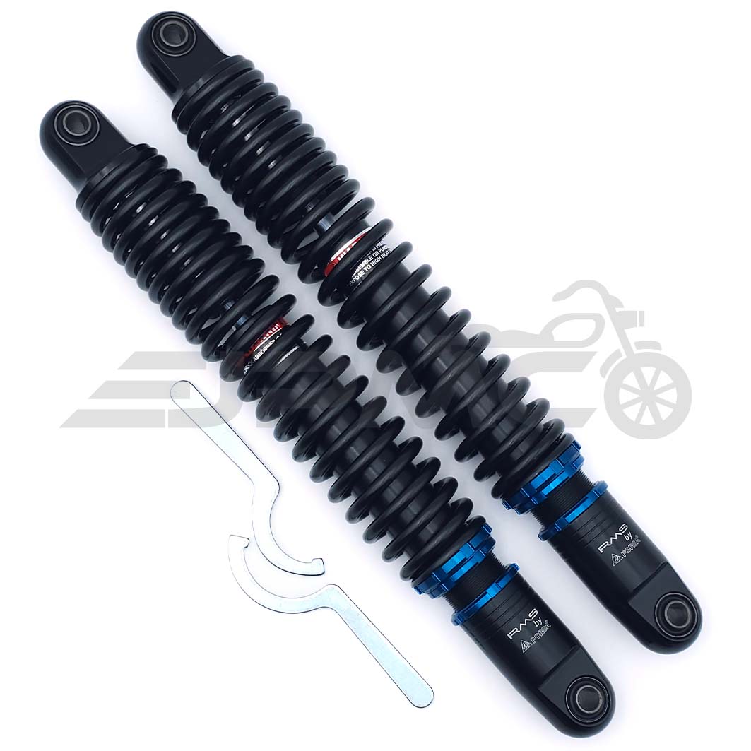 Stoßdämpfer Satz Forsa Gasdruck 370-400mm verstellbar für Simson S50, S51, S53, S70, S83 Enduro Stoßdämpfer Satz Forsa Gasdruck 370-400mm verstellbar für Simson S50, S51, S53, S70, S83 Enduro