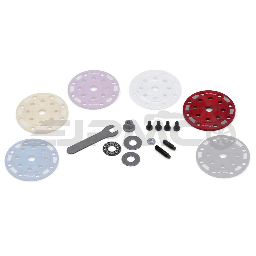 Eloxierte ("Elox") Nadelgelagerte Druckplatte / Kupplungsdruckplatte für Simson S51, KR51/2 M500 - Rot